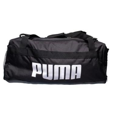 Imagem de Bolsa Esportiva Unissex Puma Medium Sports Preto/Branco, Preto, Branco