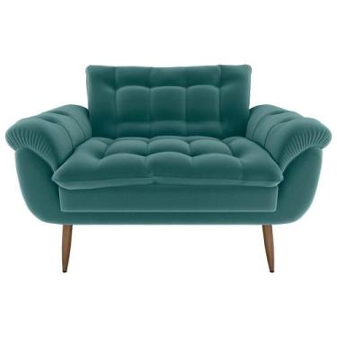 Imagem de Sofá Namoradeira Pequeno confortável 1,25 larg Xangai Matrix, VELUDO V