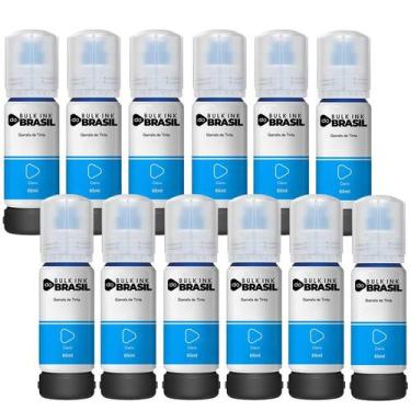 Imagem de Kit 12 Tintas Para Epson T544 L3250 L3150 L3210 L3110 L5190 - Bulk Ink