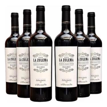 Imagem de Vinho Tinto Argentino La Zulema Pulenta Malbec  Caixa 6x750ml Oferta E