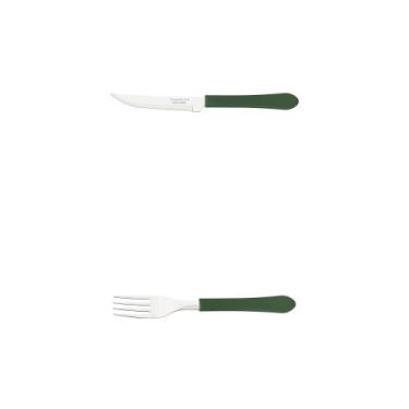 Imagem de Kit de Talheres para Restaurante - Garfos e Facas - 60 peças de cada -