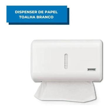 Imagem de 2X Dispenser Papel Toalha Interfolha Suporte Parede Banheiro