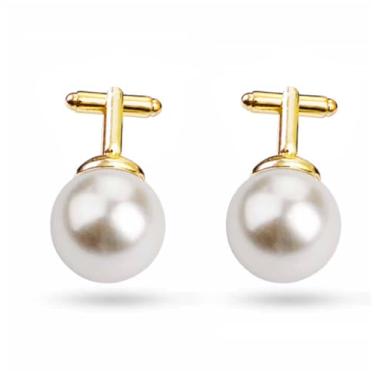 Imagem de Abotoaduras para homens e mulheres clássicas adequadas para casamento negócios smoking camisa formal acessórios de terno aniversários outras ocasiões, One Size, Metal, Sem Pedra Preciosa