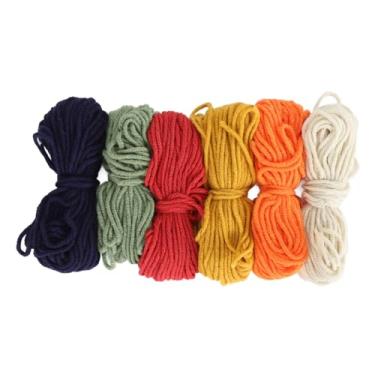 Imagem de Fio dental 4 fios com várias cores para pulseira de crochê tricô multifuncional fio de bordado de algodão (tipo 2)