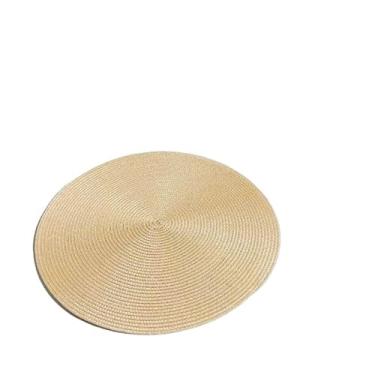 Imagem de Conjunto americano 4 ou 6 peças talheres bandeja mesa redonda cozinha jantar prato(KIT 4 CREME)