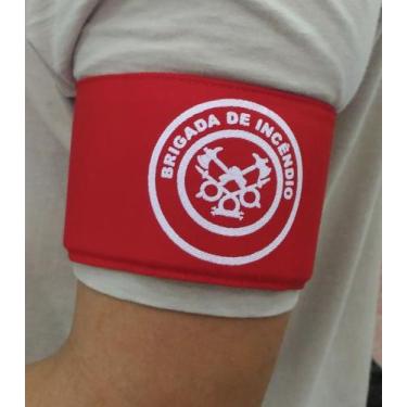 Imagem de Braçadeira em brim, modelo Brigada de Incêndio, estampada - CONEXÃO UN