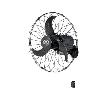 Imagem de Ventilador de Parede GOAR 60cm Rotação de 1370 RPM 3 Hélices Preto 150W 220V - V60PPRR1