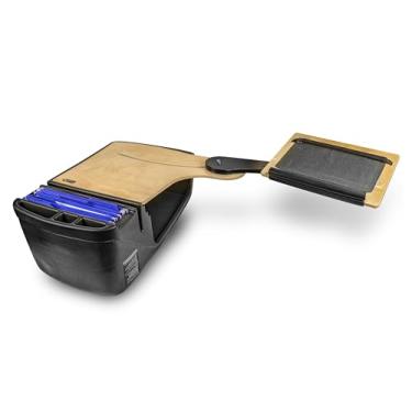 Imagem de AutoExec AE-RDBSLH-11M Reach Car Desk para sua estação de trabalho de veículo e escritório móvel, banco traseiro, lado esquerdo, natural