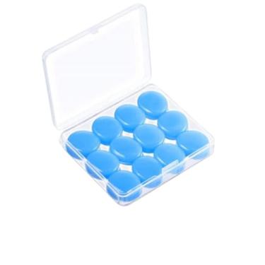 Imagem de Protetor Auricular Tampao de Ouvido Abafador Barulho Moldavel Massinha Para Natação Estudos Trabalho Reutilizavel Abafa até 32db Protetor de Ouvido 6 pares