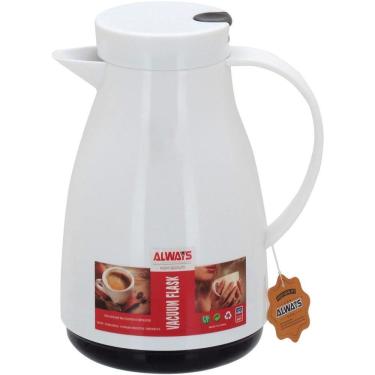 Imagem de Blanc Garrafa Térmica 22X17X13Cm 500Ml Plástico Branco Ampola Vidro