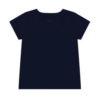 Imagem de Blusa Básica Infantil Cotton Leve Rovi Kids Azul - Rovitex Kids Básico