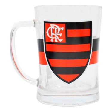 Imagem de Caneca Chopp De Vidro Gigante 660ml - Flamengo-Unissex