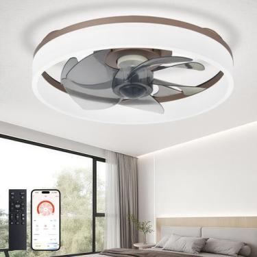 Imagem de Ventilador de teto DINGLILIGHTING DLLT 16" LED sem lâmina