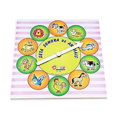 Imagem de Carlu Brinquedos - Seta Sonora de Animais Musicalização, 3+ Anos, Multicolorido, 1688