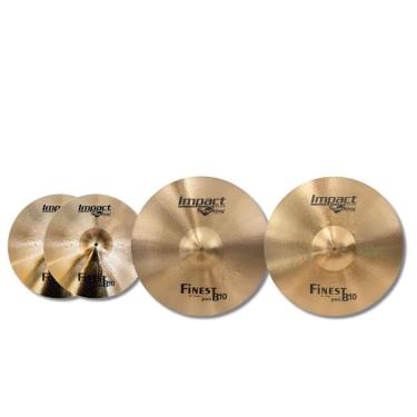 Imagem de Kit 14 Hit-Hat + 16 Crash + 20 Ride Impact Finest Spanking