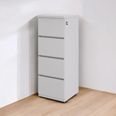 Imagem de Gaveteiro Arquivo 04 Gavetas Línea Cinza