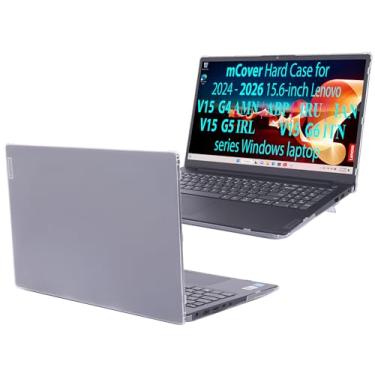 Imagem de mCover A capa é compatível apenas com notebook Windows Lenovo V15 G4/G5/G6 Series 2024-2026 de 15,6 polegadas (com dobradiça de 180°, não serve para nenhum outro modelo Lenovo) - transparente