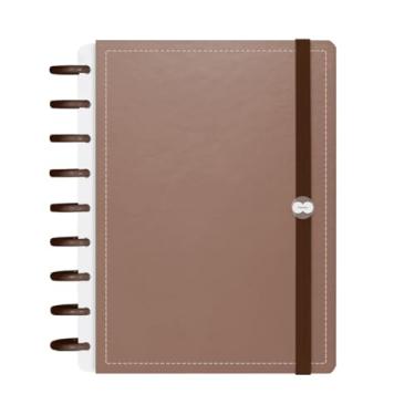 Imagem de Caderno Iscool Disc Inteligente 140 Folhas Solid Metallic Capuccino M+