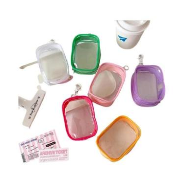 Imagem de Bolsa De Armazenamento Mini Transparente Em PVC, Bolsa De Armazenament