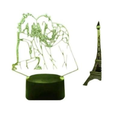 Imagem de Luz Noturna 3D LED Naruto Uzumaki Akatsuki Kakashi Itachi, Lâmpada Par