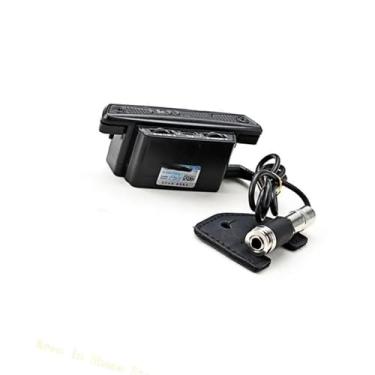 Imagem de Amplificador transdutor de captador de som para guitarra acústica preto U1JC com cabo longo captadores acústicos para iniciantes