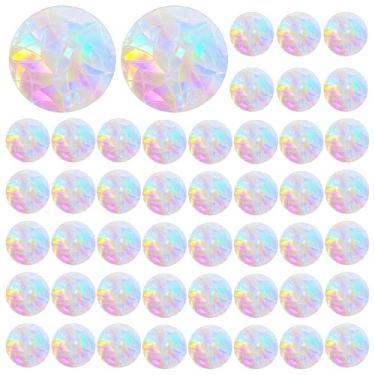 Imagem de Prevenção de batidas de janela de pássaros, decalques de janela arco-íris para evitar ataques de pássaros, adesivos estáticos anticolisão para portas e janelas de vidro, adesivos reutilizáveis para