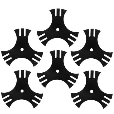 Imagem de Andorm Lâminas Star Edger 9 x 5/8 com orifício central universal de substituição de lâmina de borda de 3 lados 23 cm para artesão, Troy-Bilt, MTD Edgers, 781-0748-0637 781-0748,981-0748, 40-009