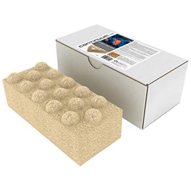 Imagem de Continuum Aquatics Exxodus Nitryx Brick – Meio de filtragem porosa para remoção de nitrato em aquários marinhos de água salgada e de água doce