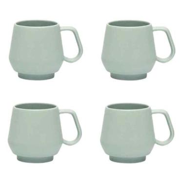 Imagem de Conjunto 4 Canecas Chubby 330 ml Menta Oxford