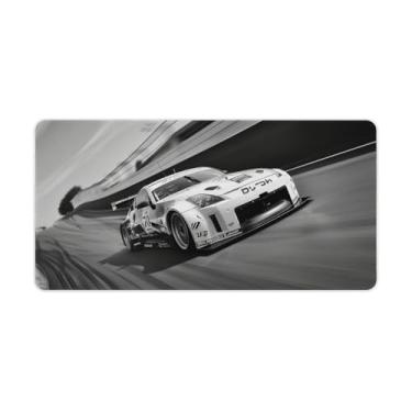 Imagem de HouLaiZhe Speed ​​JDM Car 350Z Sport Gaming Mouse Pads JDM Car Desk Pads Grandes Mousepads para teclado de mesa tapete de computador 30 x 60 cm