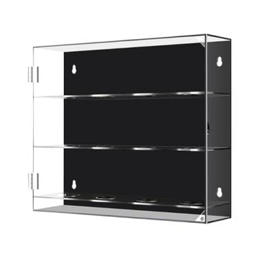 Imagem de simhoa Expositor de beisebol, suporte para bolas de golfe, caixa para montagem na parede ou , ideal para coleções.