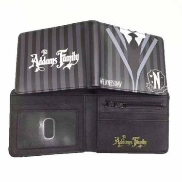 Imagem de Carteira às quartas-feiras, personagens de anime, couro PU fino e dobr