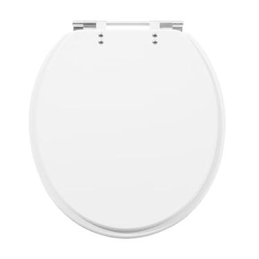 Imagem de Assento Sanitário Oval Universal Poliéster Branco Sicmol