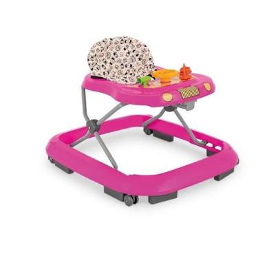 Imagem de Andador Tutti Baby Safari Rosa - Para Bebês até 12kg