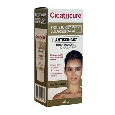 Imagem de Cicatricure Protetor solar Facial FPS 50 + Acido Hialurônico