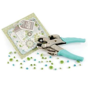 Imagem de Alicate Aplicador de Ilhós Crop-a-dile We R Memory Azul 70907-7