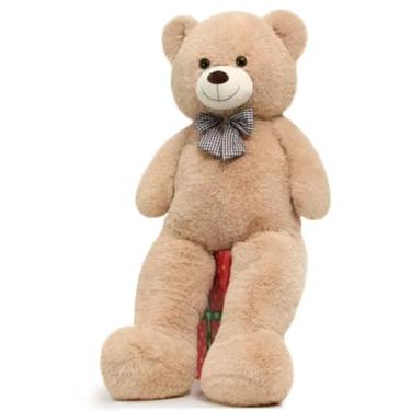 Imagem de Urso de Pelúcia Gigante 1m - Companheiro Perfeito e Decoração Aconchegante