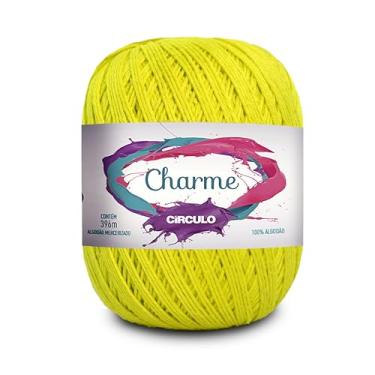 Imagem de Fio Linha Charme 396m e 150g Ideal p/Crochê e Tricô Marca Círculo (1779 - AMARELO CITRICO)