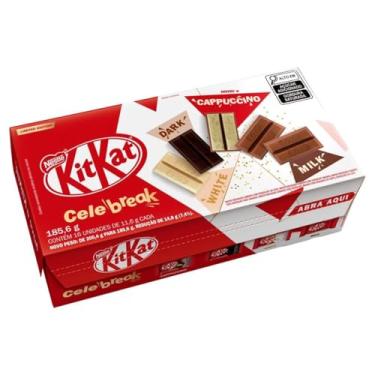 Imagem de Chocolate Kitkat Celebreak Caixa 185,6g 16 Unidades