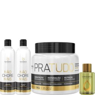 Imagem de Borabella Kit Não Chore 350ml + Pratudo 1kg + Argan 7ml