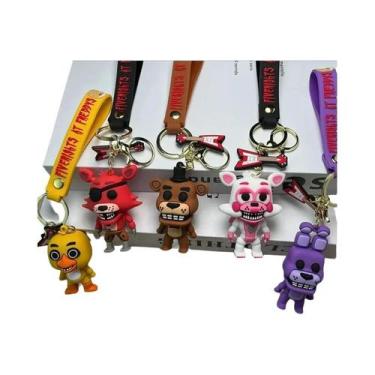 Imagem de Figuras De Ação De Jogo Em Cartoon 5PCS FNAF Freddy Fazbear Modelo De 