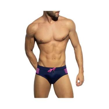 Imagem de Sunga Sexy Masculina Para Verão Praia Esportes Aquáticos Shorts De Sur