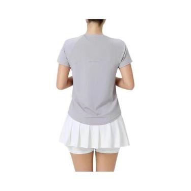 Imagem de Camiseta De Fitness Feminina De Secagem Rápida Com Costas Em Malha, Ma