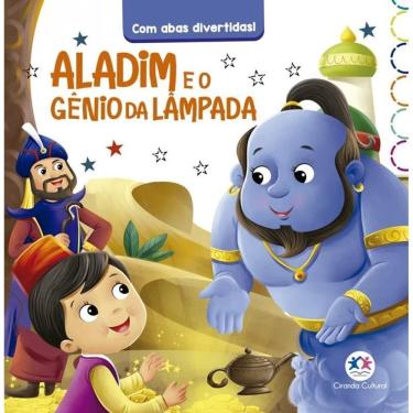 Imagem de Clássicos Com Abas Divertidas - Aladim E O Gênio Da Lâmpada
