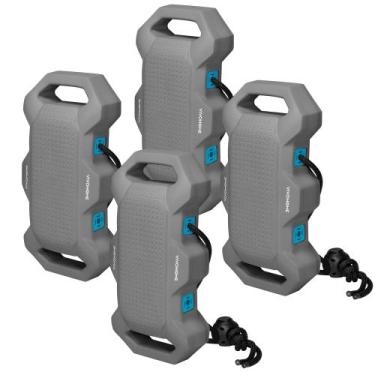 Imagem de Boat Fenders VIVOHOME EVA Foam 42x19cm, pacote com 4 unidades, cinza