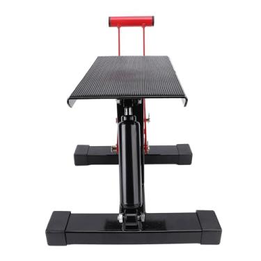 Imagem de aqxreight Suporte de Elevação para Motocicleta, Ajustável Hidráulica, 330 Libras, Capacidade para Manutenção de Motocicleta Offroad, Reparo Com Sem Esforço um Este Macaco de Com Elevador Hidráulico