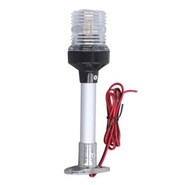 Imagem de AUNMAS Luz de Popa de Barco LED, 6 Lâmpadas de Navegação Branca Redonda Com Visibilidade de 3NM, IP66 à Prova d'água para Iates e Barcos de Pesca