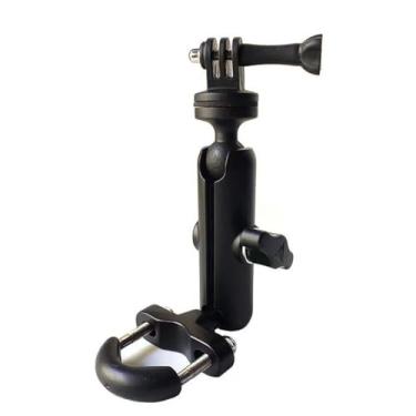 Imagem de Ammtio Câmera de motocicleta para alça de guidão e suportes de gravação de emergência, para diferentes bicicletas, montanhas e bicicletas de estrada. (estilo portátil)