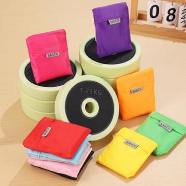 Imagem de 1 sacola reutilizável de mercearia – sacolas de compras laváveis na máquina para mantimentos, roxo