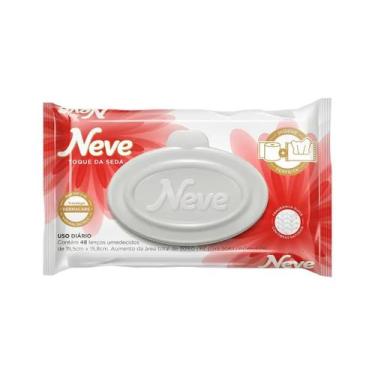 Imagem de Lenço Umedecido Neve Toque De Seda Com 48 Unidades